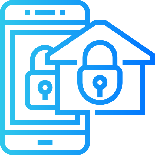 Home security Generic Gradient icon