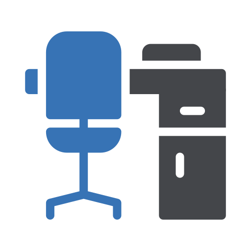 Work space Generic Blue icon
