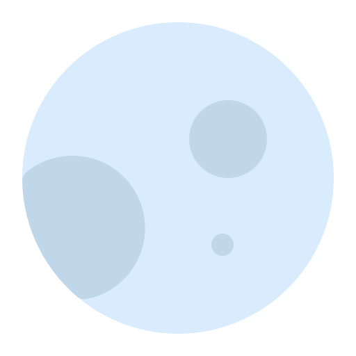 volle maan Generic Flat icoon
