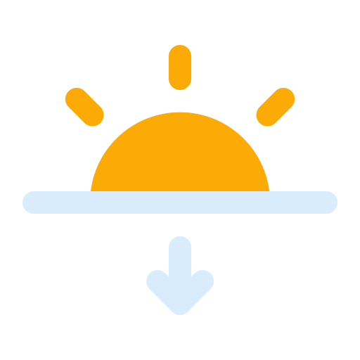 sonnenuntergang Generic Flat icon