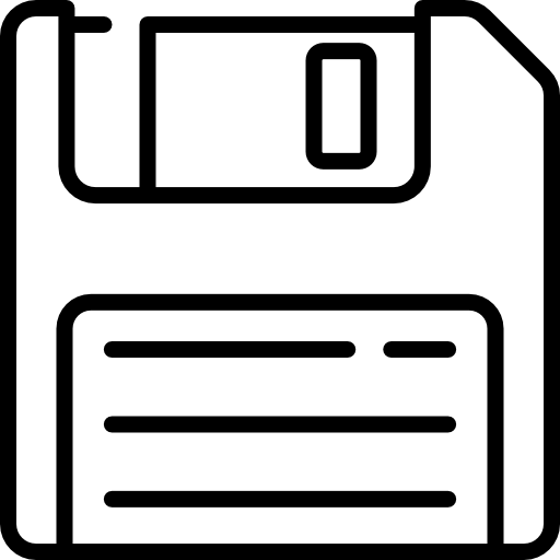 디스켓 Special Lineal icon