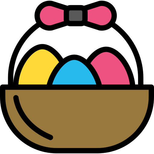 huevos de pascua Darius Dan Lineal Color icono