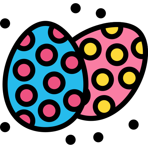 uova di pasqua Darius Dan Lineal Color icona