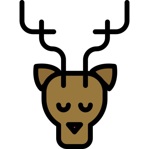 Reindeer Darius Dan Lineal Color icon