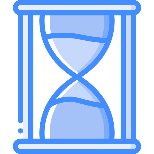 reloj de arena Basic Miscellany Blue icono