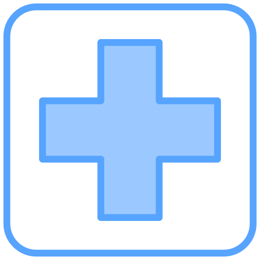 Medical symbol Generic Blue icon