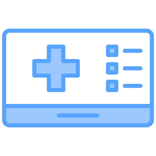Medical app Generic Blue icon