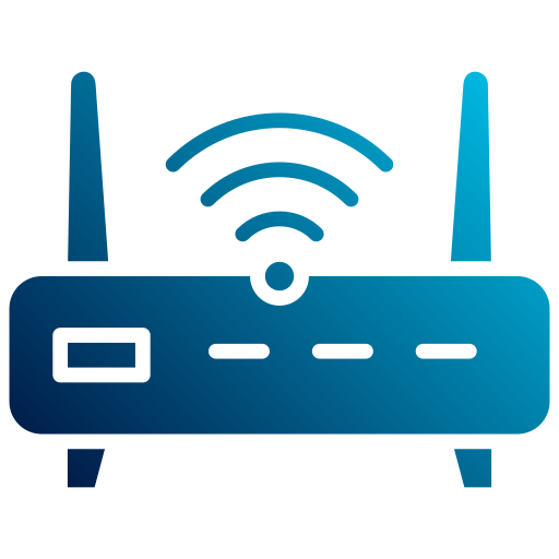 router Generic Flat Gradient icona
