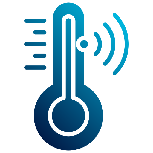 temperatura inteligente Generic Flat Gradient icono