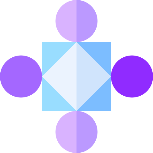四角と円 Basic Straight Flat icon