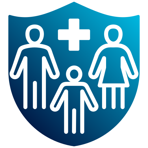assicurazione familiare Generic Flat Gradient icona