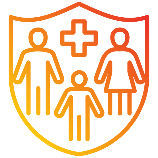 Family insurance Generic Gradient icon