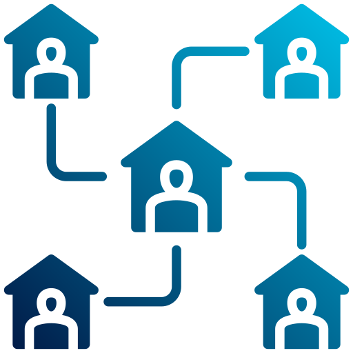 organização Generic Flat Gradient Ícone