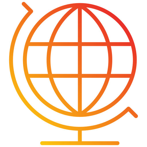 Earth globe Generic Gradient icon