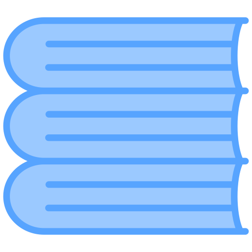 本の山 Generic Blue icon