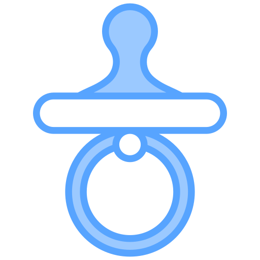 Pacifier Generic Blue icon