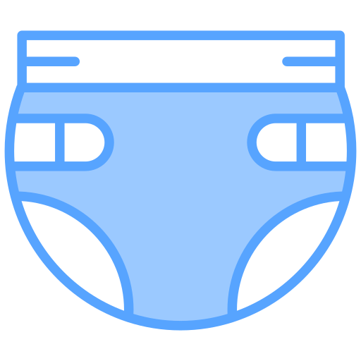 Baby diaper Generic Blue icon