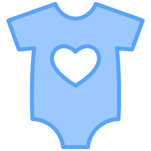 baby rompertje Generic Blue icoon