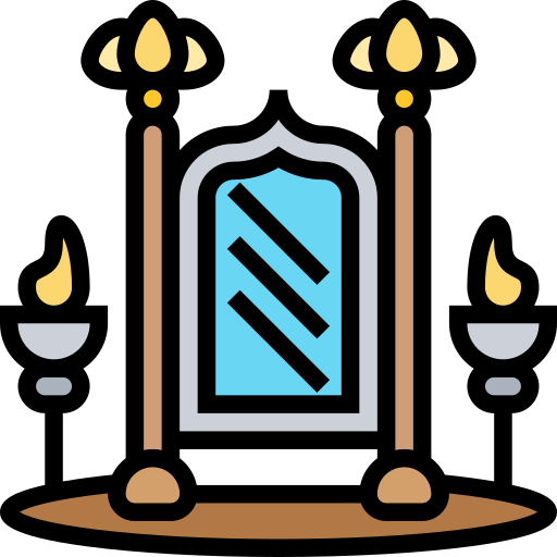 Magic mirror Meticulous Lineal Color icon