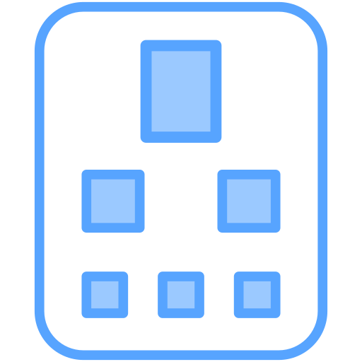 시력 검사 Generic Blue icon