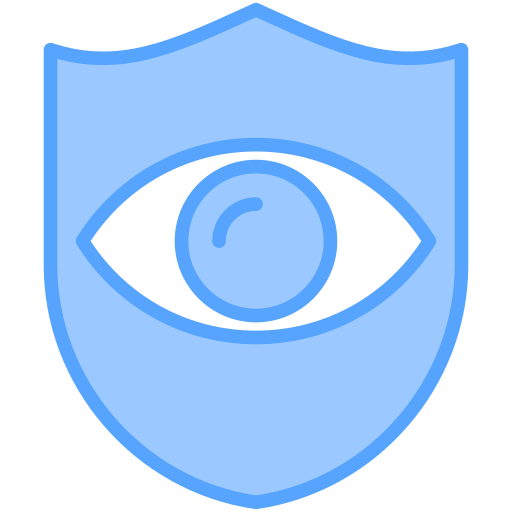 seguro ocular Generic Blue icono