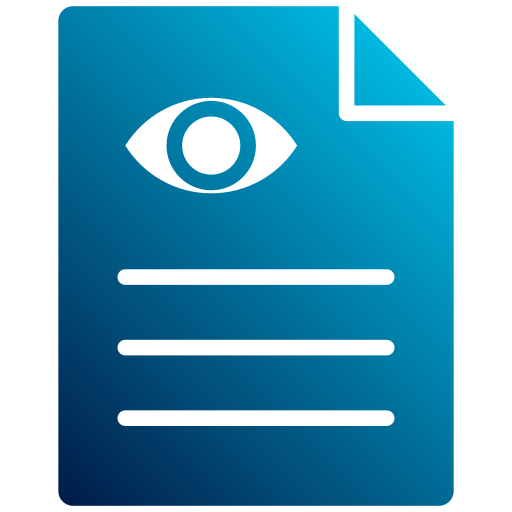 Eye scanner Generic Flat Gradient icon