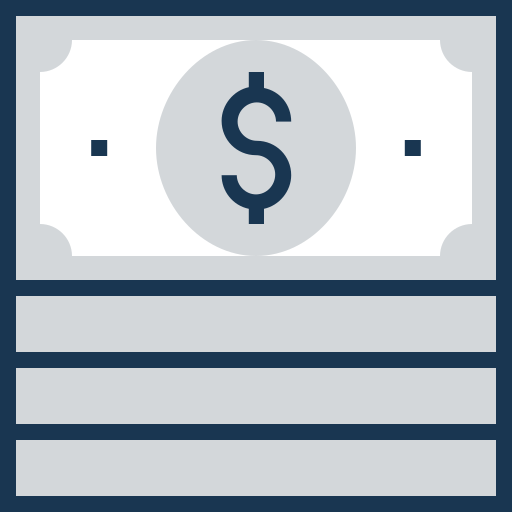bankbiljetten Generic Outline Color icoon