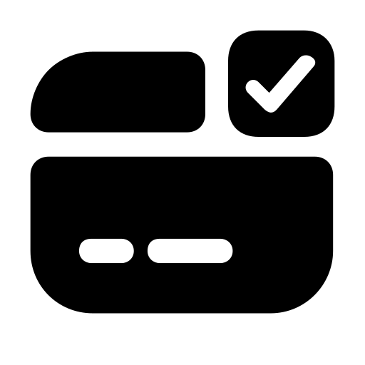 cocher Generic Glyph Icône