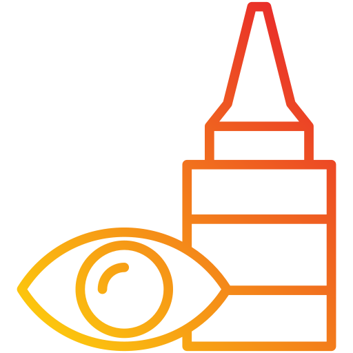 Eye drops Generic Gradient icon