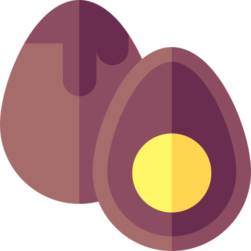 Chocolate egg Basic Straight Flat icon