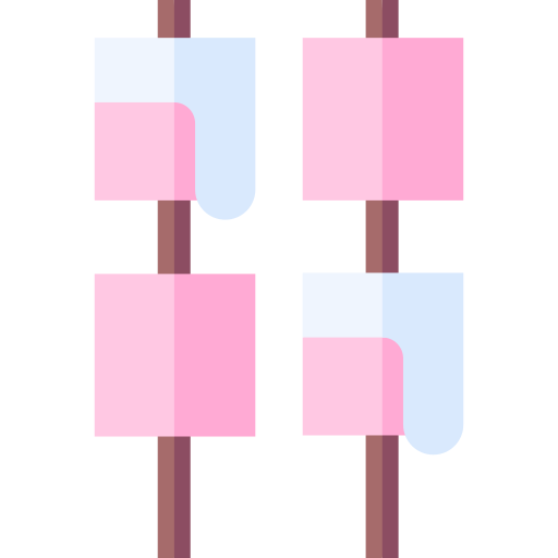 marshmallows Basic Straight Flat icoon