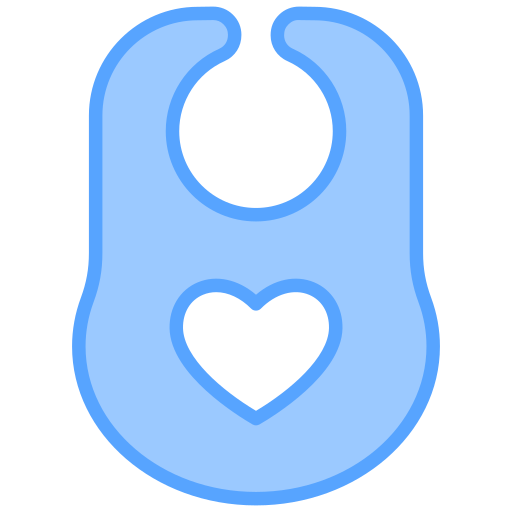 Śliniaczek dla niemowląt Generic Blue ikona