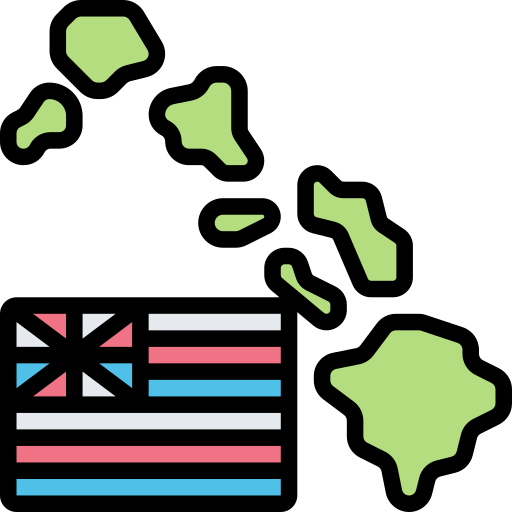 Hawaii Meticulous Lineal Color icon