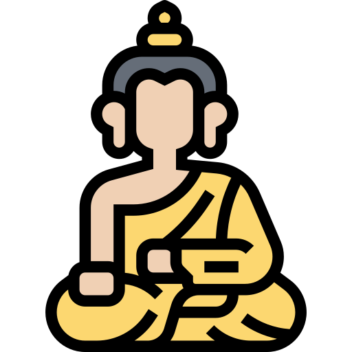 Buddha Meticulous Lineal Color icon