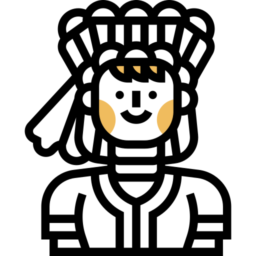 ethnisch Meticulous Yellow shadow icon