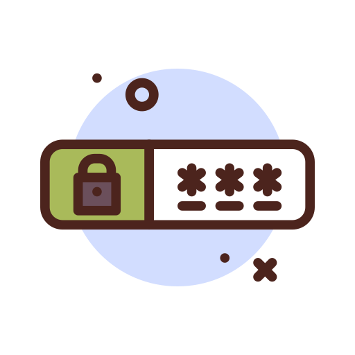 Password Darius Dan Lineal Color icon