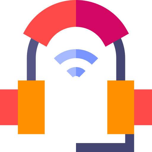 Headphone Basic Straight Flat icon