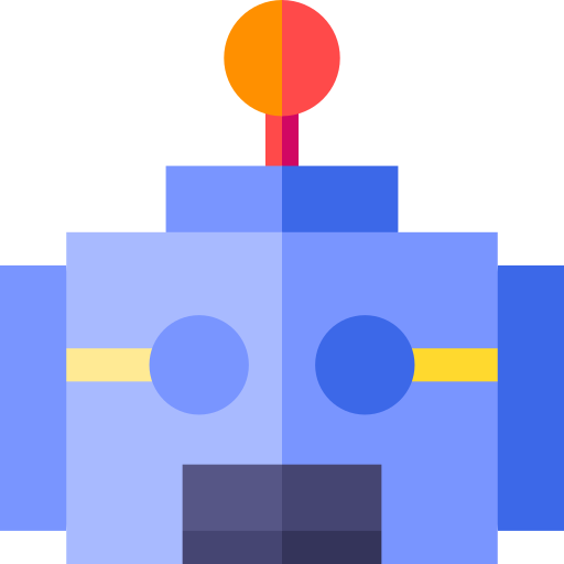 Robot Basic Straight Flat icon