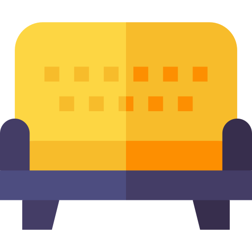 Sofa Basic Straight Flat icon