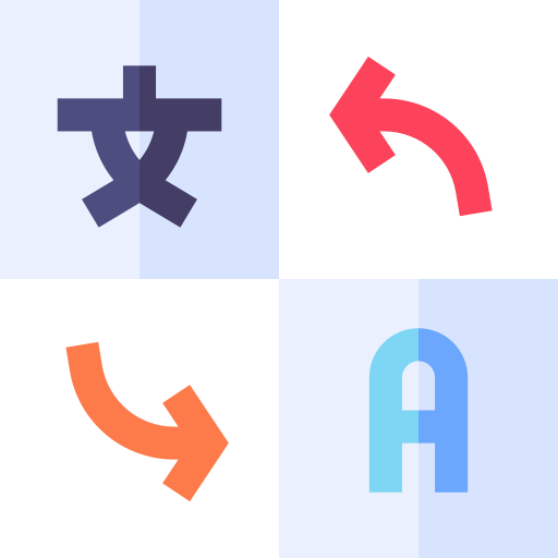 言語 Basic Straight Flat icon