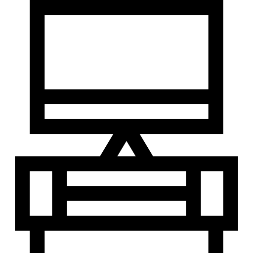 Смотря телевизор Basic Straight Lineal иконка