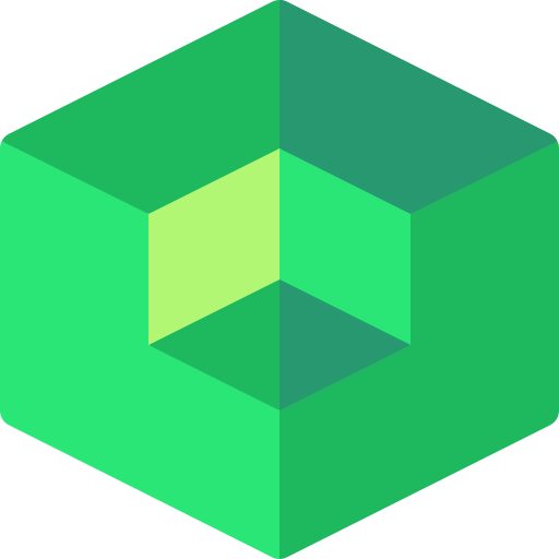 куб Basic Rounded Flat иконка