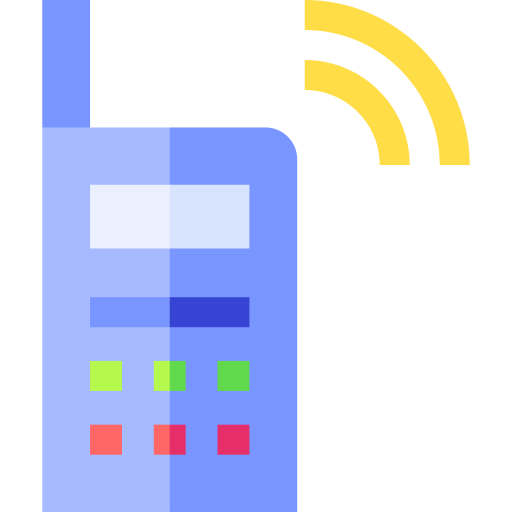 walkie-talkie Basic Straight Flat icon