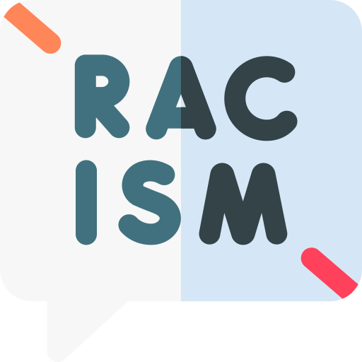 Нет расизма Basic Rounded Flat иконка