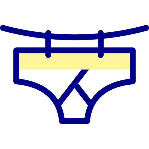 Underwear Detailed Mixed Lineal color icon