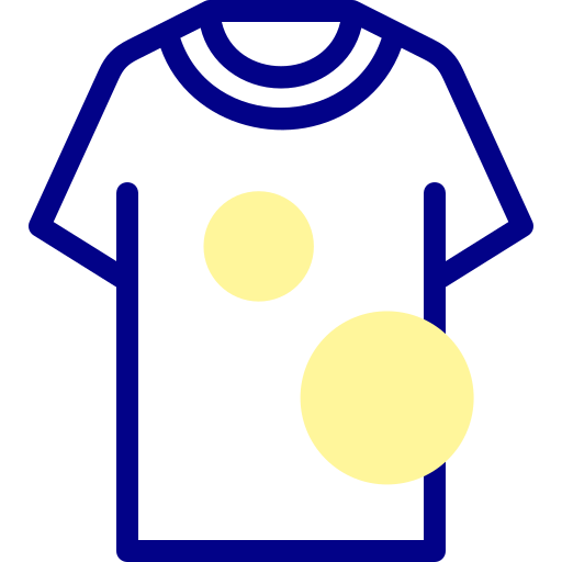 깨끗한 옷 Detailed Mixed Lineal color icon