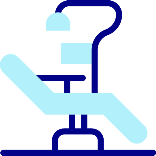 Dentist chair Detailed Mixed Lineal color icon