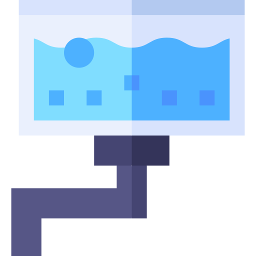 Drainage Basic Straight Flat icon