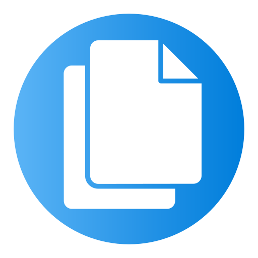 File Generic Flat Gradient icon