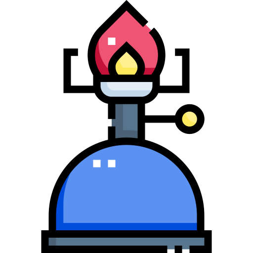 Camping gas Detailed Straight Lineal color icon